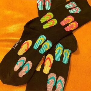 Colorful Flip-Flop Patterned Socks